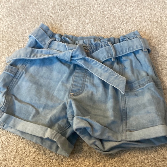 Abercrombie kids paper bag jean shorts girls size 14\16 - Picture 1 of 4